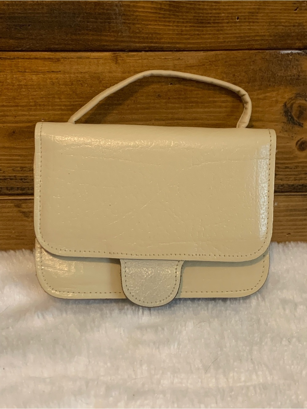 Vintage Mini Mundi Cowhide Purse